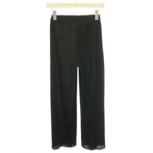 PLEATS PLEASE ISSEY MIYAKE イッセイミヤケ イージーパンツ ストレート プリーツ 2 M 黒 ブラック