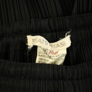 PLEATS PLEASE ISSEY MIYAKE イッセイミヤケ イージーパンツ ストレート プリーツ 2 M 黒 ブラック