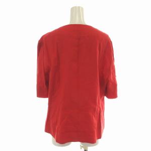 GIVENCHY GLAMOUR セットアップ 上下 ノーカラージャケット シングル 半袖 金ボタン タイトスカート ロング ミモレ 麻 リネン