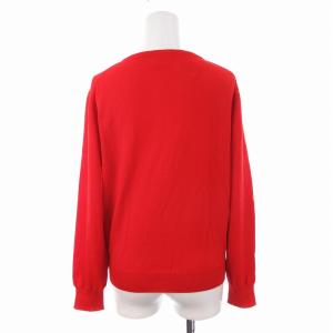 Vivienne Westwood カーディガン ニット セーター クルーネック ロゴ刺繍 レッド