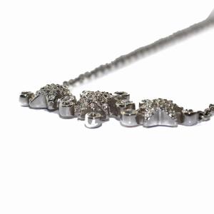 SWAROVSKI ペンダント ネックレス チェーン ラインストーン 星 スター シルバー色