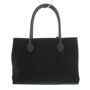 miumiu ハンドバッグ ナイロン エンボスロゴ 黒 ブラック