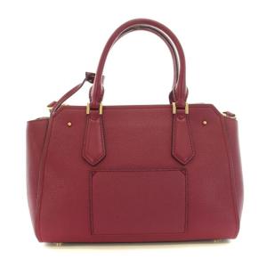 MICHAEL KORS ハンドバッグ ショルダーバッグ 2way パンチング ロゴチャーム付き レザー 赤 レッド ゴールド