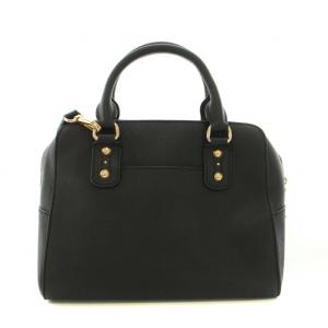 MICHAEL Michael Kors ハンドバッグ ショルダーバッグ 2way レザー ロゴチャーム 黒 ブラック ゴールド