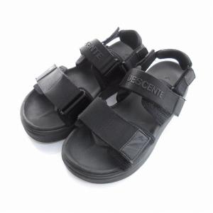 デイ ピン サンダル スポーツサンダル スポサン 厚底 24.0cm 黒 ブラック SM223END41 箱付き