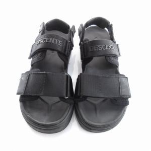 DESCENTE デイ ピン サンダル スポーツサンダル スポサン 厚底 24.0cm 黒 ブラック SM223END41 箱付き