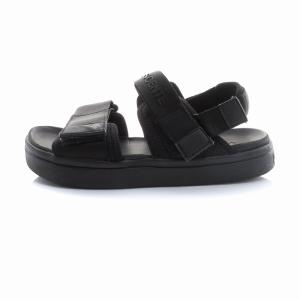 DESCENTE デイ ピン サンダル スポーツサンダル スポサン 厚底 24.0cm 黒 ブラック SM223END41 箱付き