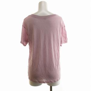 BASERANGE Tシャツ カットソー 半袖 無地 XS 紫 パープル GY30 /EE