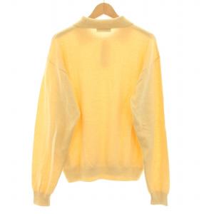 Ron Herman TEN カシミヤポロニット セーター 長袖 レギュラーカラー ベージュ 3410800375