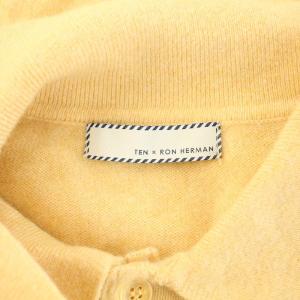 Ron Herman TEN カシミヤポロニット セーター 長袖 レギュラーカラー ベージュ 3410800375