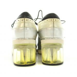 UNITED NUDE Brogue ブローグ ドレスシューズ ローカット レースアップ ラウンドトゥ チャンキーヒール クリアヒール