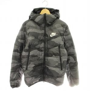 ダウンジャケット カモフラ S HO190509EAG