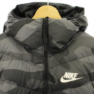 NIKE ダウンジャケット カモフラ S HO190509EAG