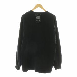 SHAREEF 龍 emb. BIG SWEAT スウェット トレーナー 刺繍 長袖 2 ブラック 20715039 /NQ