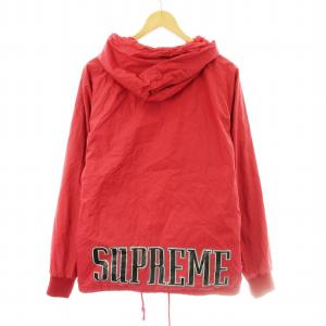 Supreme HOODED COACH JACKET S レッド