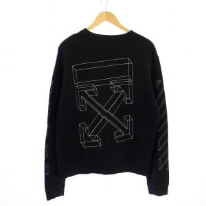 18AW 3D LINE CREWNECK 3Dラインクルーネック スウェット トレーナー 長袖 L 黒