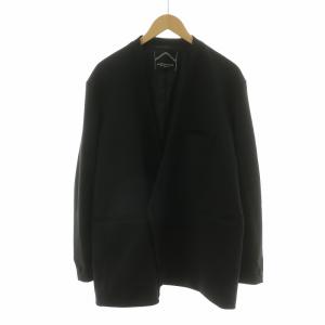 ノーカラージャケット シングル L ブラック STTN213JK01 /NQ GY01