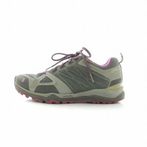 GORE-TEX ゴアテックスシューズ トレッキングシューズ スニーカー US7 24cm グレー パープル
