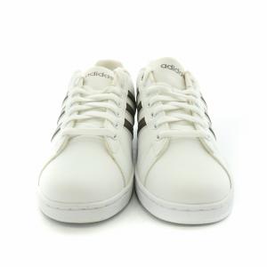 adidas スニーカー シューズ ライン サイドロゴ US9 27.0cm ホワイト ブラウン G31331 /NQ