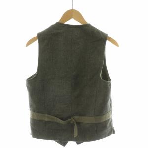 Stevenson Overall Co. ベスト ジレ シングル 34 ブラウン /NQ GY01