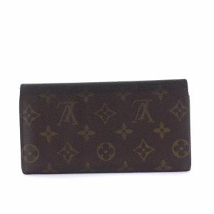 LOUIS VUITTON ポルトカルトクレディ モノグラムキャンバス長財布 ブラウン