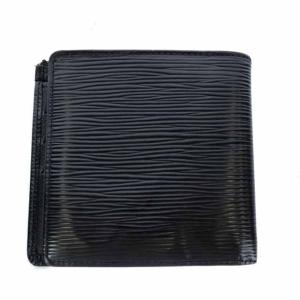 LOUIS VUITTON M63652 エピ ポルトフォイユマルコ 二つ折り財布 小銭入れ レザー ブラック 