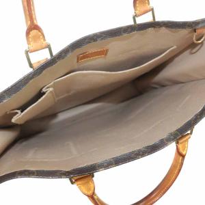 LOUIS VUITTON モノグラム サック プラ トートバッグ ハンドバッグ 茶 ブラウン M51140