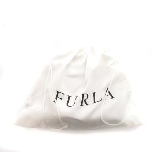 FURLA キャンディバッグ PVC ショルダーバッグ ポーチ ベージュ