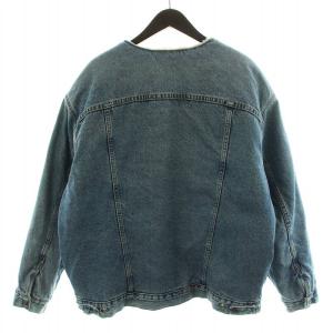 Levi's CHANGES REMAKE DENIM BOA NO COLLAR JACKET