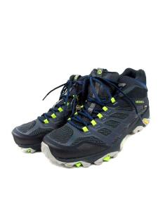 MERRELL スニーカー シューズ ハイカット メッシュ レースアップ 10 青 MOAB FST MID GORE-TEX