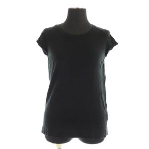 コットンシルクフレンチスリーブニット 36 黒