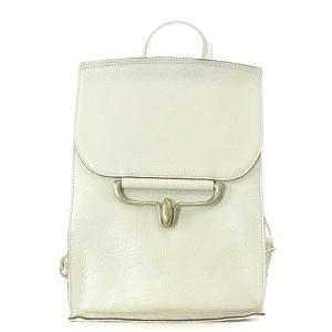 バッグ リュック デイパック レザー オフホワイト