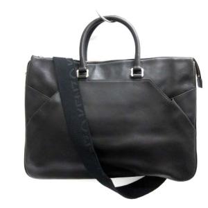 KENZO ビジネスバッグ ブリーフケース ショルダー 2way レザー 黒 ブラック
