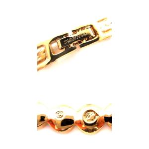 SWAROVSKI ネックレス ストーン チェーン ゴールドカラー