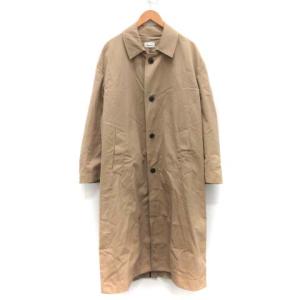 19SS 48 M ステンカラー バルマカーンコート Mac Oversize Cotton Coat ロング ベージュ