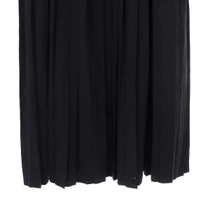 Leilian プリーツスカート ロング 大きいサイズ 17+ 黒