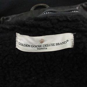 GOLDEN GOOSE DELUXE BRAND カウレザージャケット S カーキ