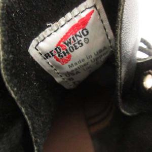 RED WING ワークブーツ ショート 羽タグ クラシックモック CLASSIC MOC レザー US8 26cm 黒 ブラック