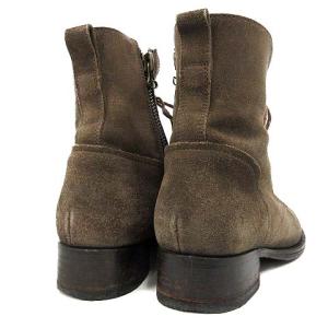 BUTTERO BROKE サイドジップブーツ ブラウン