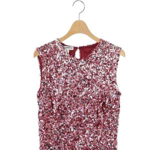 DOLCE&GABBANA スパンコールドレス ワンピース ノースリーブ