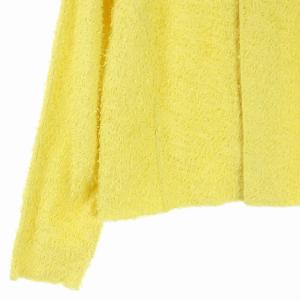 JURGEN LEHL ノーカラージャケット スナップボタン M 黄色 イエロー