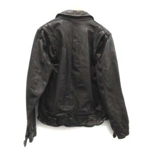 Neil Barrett XXS ライダース シングル ジャケット カウレザー 牛革 ジップアップ 黒 ブラック