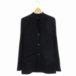 ジャケット シルク ニット 42 黒