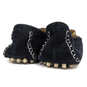 CELINE ビットローファー ドライビングシューズ スエード 36.5 ネイビー