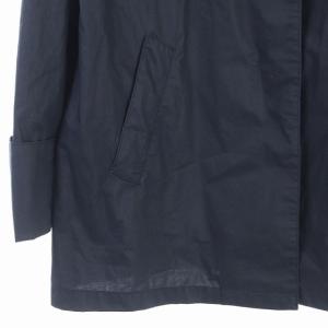 HUNTING WORLD ジャケット コート フード付き ミディアム丈 比翼ボタン ブラック