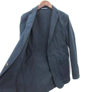 SHIPS スーツ セットアップ ジャケット イージーパンツ ジャージ素材 S ネイビー 