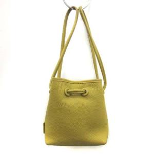 VASIC ボンド ミニ ミニ BOND MINI MINI ショルダーバッグ 牛革 レザー 黄緑 イエロー グリーン