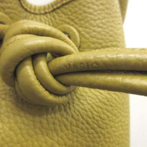 VASIC ボンド ミニ ミニ BOND MINI MINI ショルダーバッグ 牛革 レザー 黄緑 イエロー グリーン