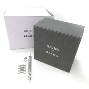 SEIKO ビームス BEAMS 腕時計 クォーツ 3針 ルミブライト シルバー 7N43-HAC0