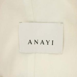 ANAYI 18SS リネンテーラードジャケット 36 ホワイト